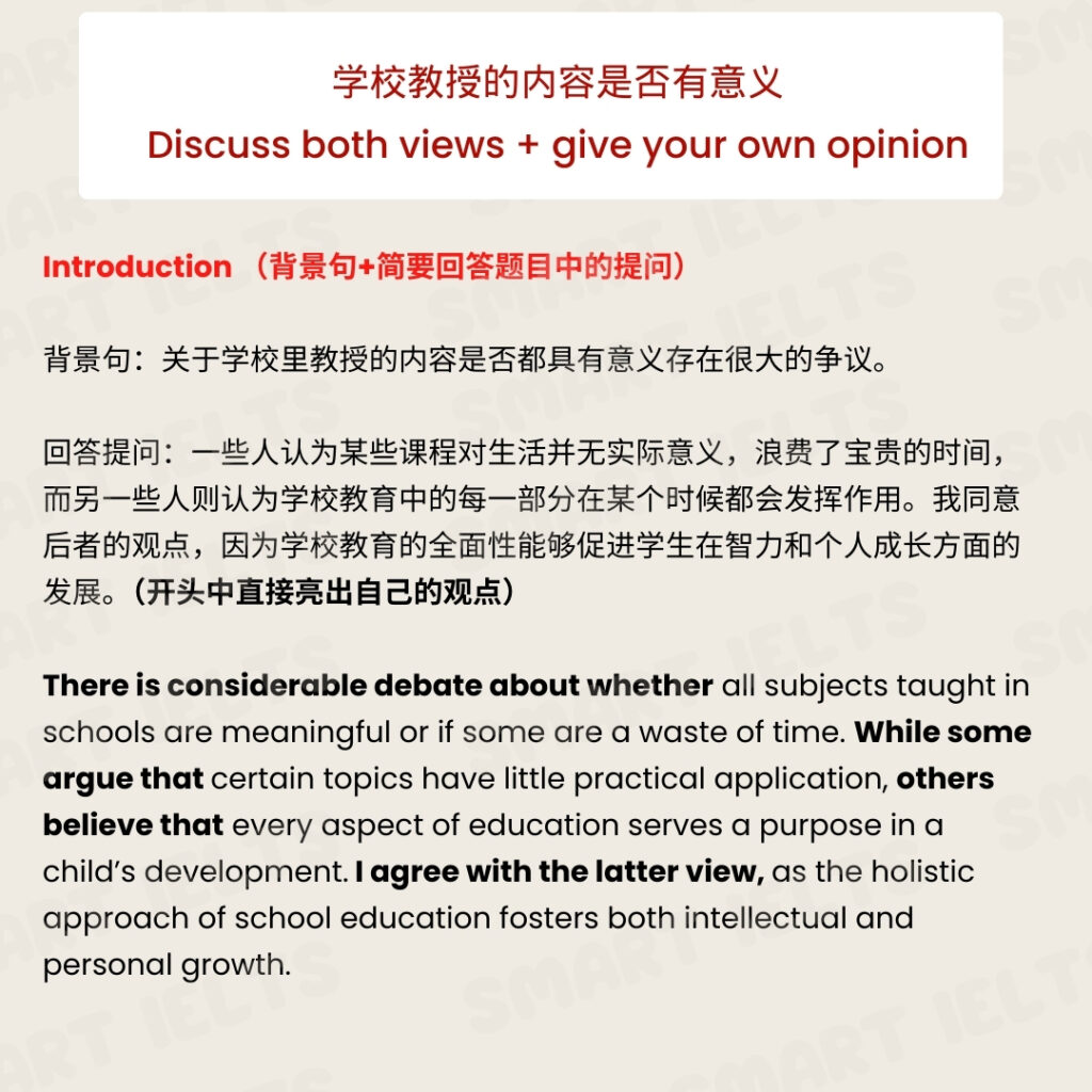 2024年11月雅思大作文重点预测教育类热门完整高分大作文范文 ielts task2 - is school education useful - intro