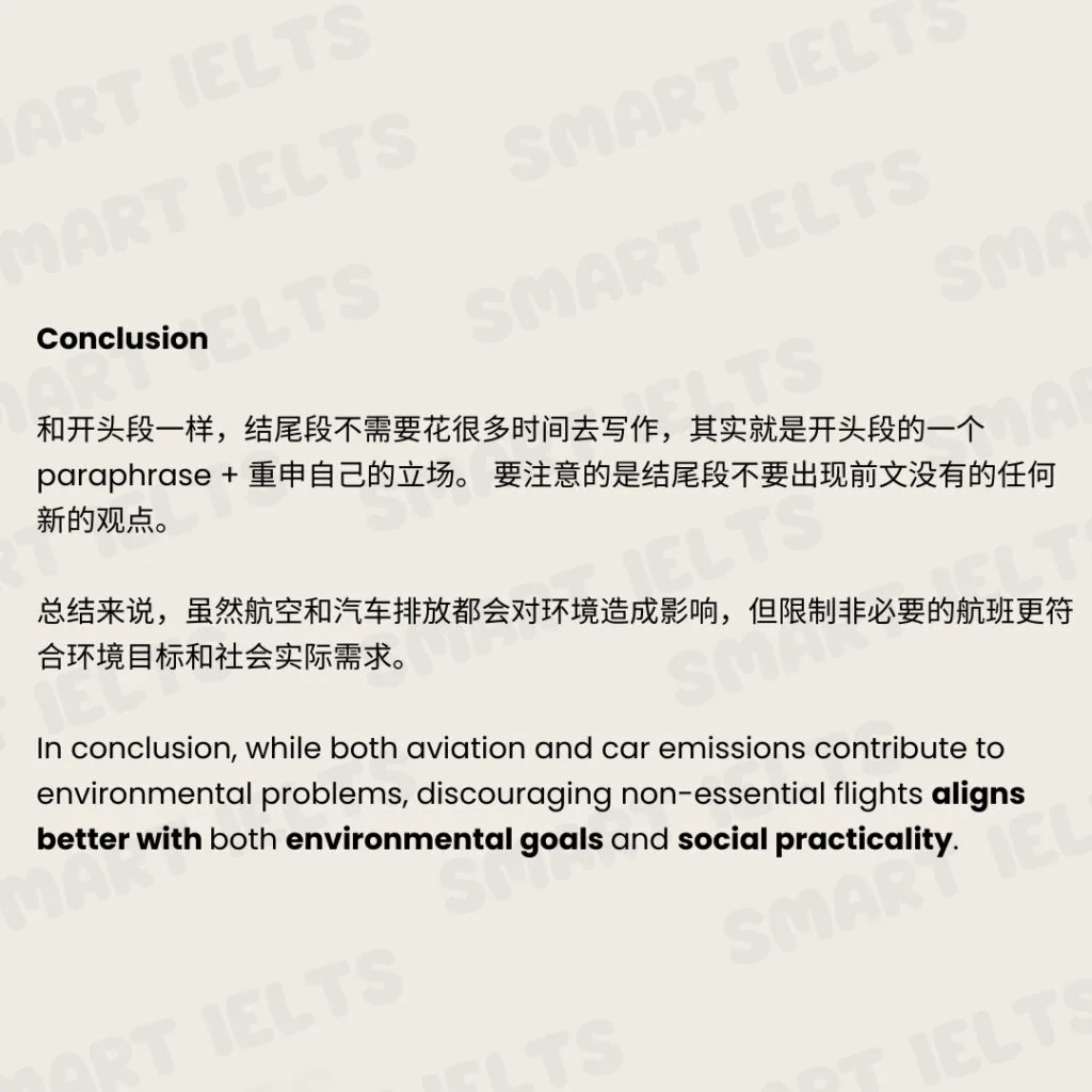 雅思大作文-是否该减少不必要航班解析